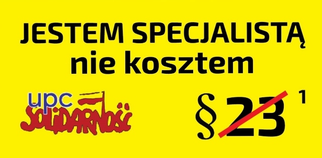 Jestem specjalistą, nie kosztem.